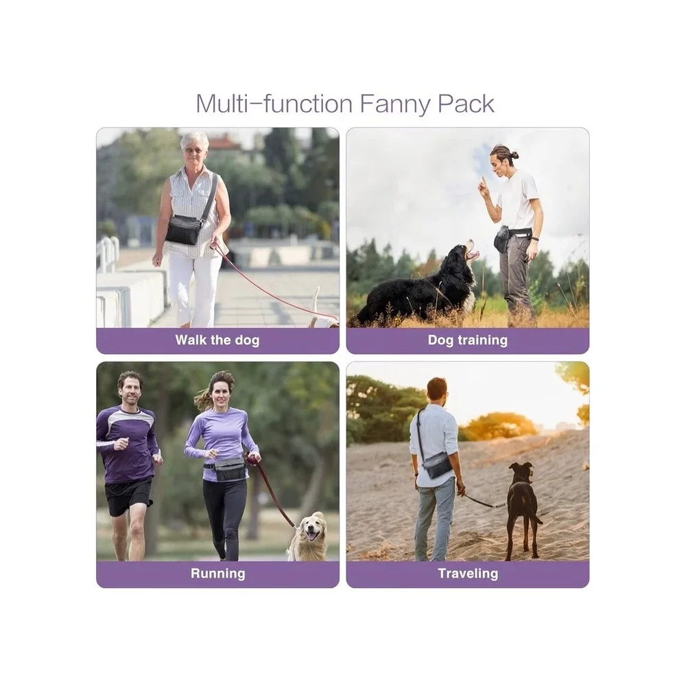 Orla Pet Training Treat Pouch Bag Hands Free Waist Belt Shoulder Bag Dog Walking